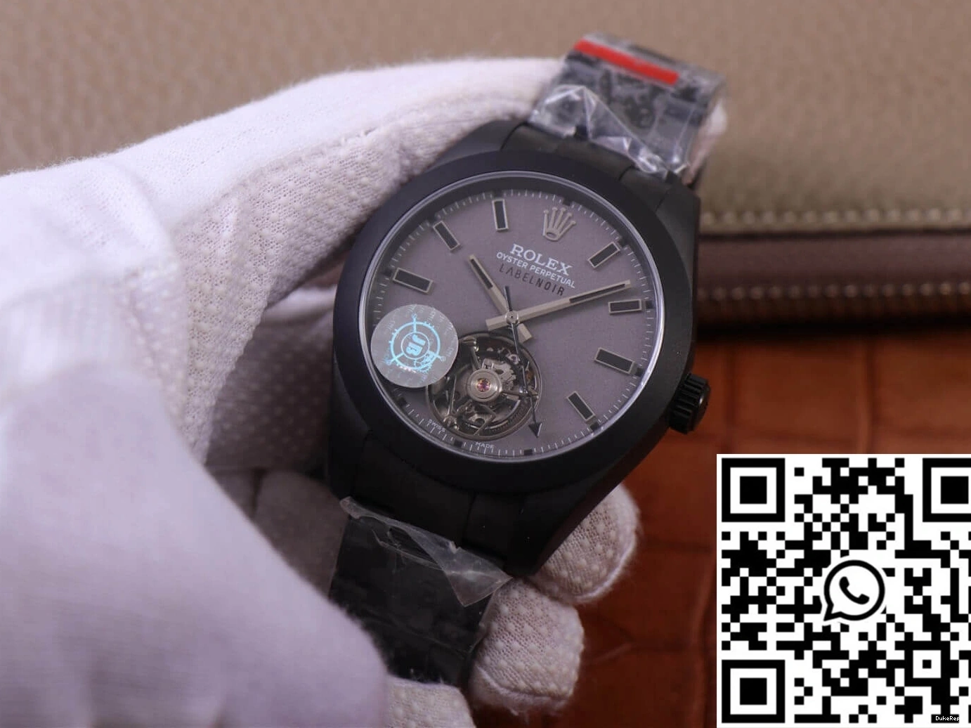 case JB Milgauss 116400 Label Black Factory LNT01HS-001 Replica Base Rolex Noir watch Design 1010